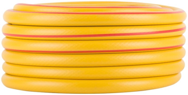 Шланг поливочный трехслойный армированный 3/4дюймх2.2ммх15м желт. КУРС 76317