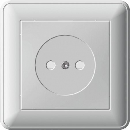 Розетка 1-м СП W59 16А IP20 без заземл. защ. шторки сл. кость SE RS16-151-28