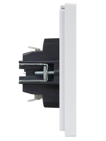 Выключатель 2-кл. СП FORTE&PIANO 10А FP206 с индикацией бел. IEK FP-V20-1-10-1-K01