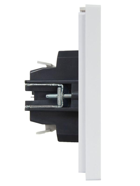 Выключатель 2-кл. СП FORTE&PIANO 10А FP206 с индикацией бел. IEK FP-V20-1-10-1-K01