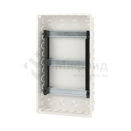 Щиток встраиваемый Фрейм (FRAME) 36мод с тонированной дверцей с 4 шинами PEN (2шт на 8 отверст. и 2шт на 10 отверст.) бел. DKC F36B1WD