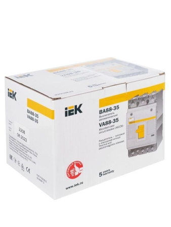 Выключатель автоматический 3п 200А 35кА ВА 88-35 KARAT IEK SVA30-3-0200