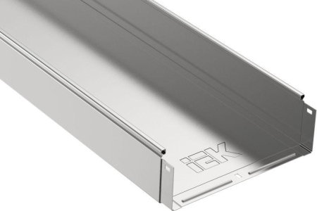 Лоток листовой неперфорир. 300х100 L3000 сталь 1мм IEK CLN10-100-300-3