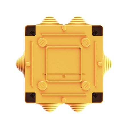 Коробка ответвительная FS 100х100х50мм IP56 6п 450В 6А 4кв.мм с кабельными вводами и клеммниками пластик. DKC FSB11604