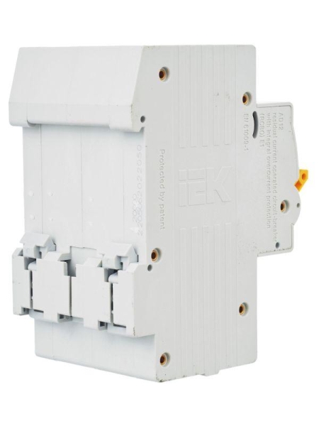 Выключатель автоматический дифференциального тока 2п C 50А 30мА тип AC 4.5кА АД-12 KARAT IEK MAD10-2-050-C-030