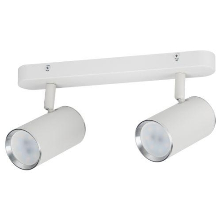 Светильник OL35-2 WH MR16 GU10 IP20 настенно-потолочный спот бел. хром ЭРА Б0056365