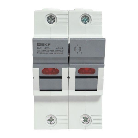Предохранитель-разъединитель DF 14х51 2п (тип ПВЦ) EKF df142-e