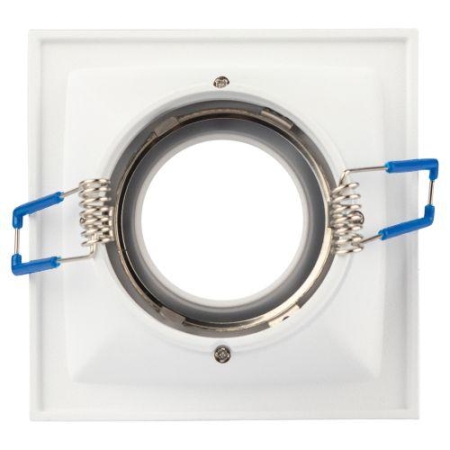 Светильник алюминиевый KL101 WH MR16 GU5.3 встраив. бел. ЭРА Б0055586