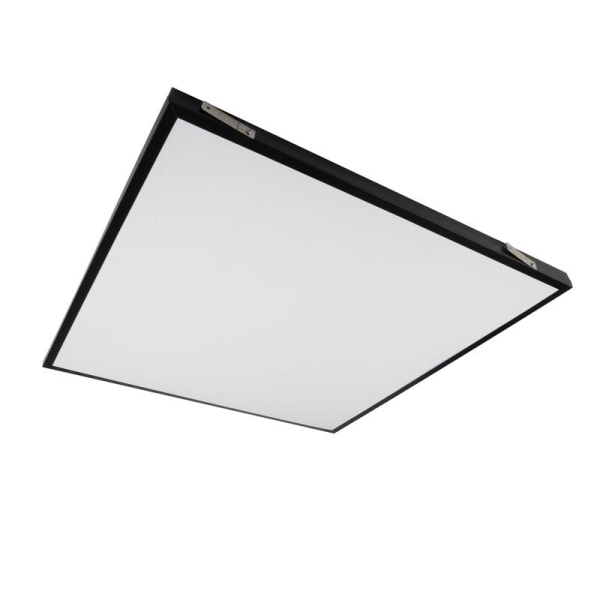 Светильник светодиодный ДВО PPL 588/G OPAL 40Вт 6500К IP40 588х588х25мм BLACK Грильято Pro JazzWay 5062047