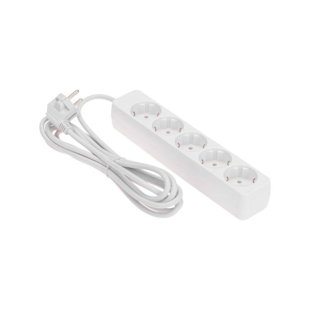 Удлинитель 5х3м с заземл. 3х0.75 бел. PROCONNECT 13-4212