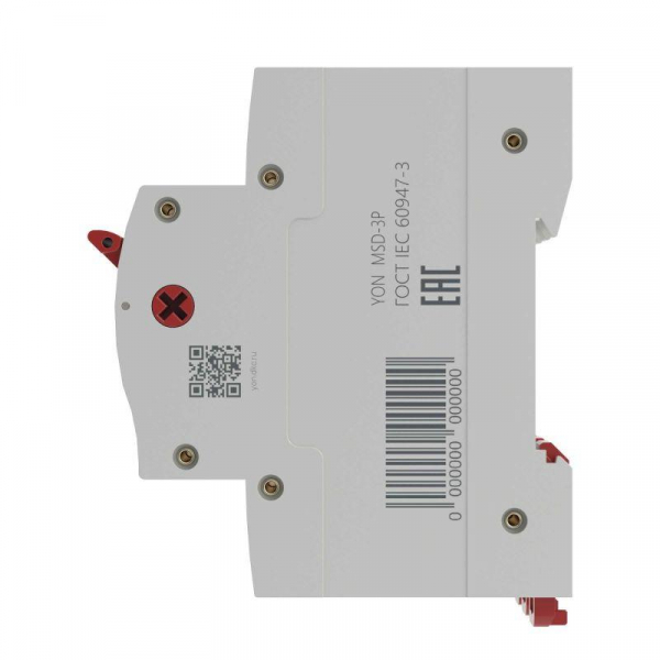 Выключатель нагрузки модульный 3п 100А MSD YON MSD-3P100