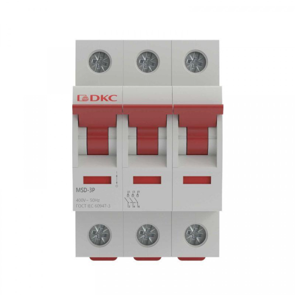 Выключатель нагрузки модульный 3п 100А MSD YON MSD-3P100