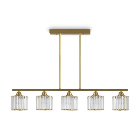 Люстра Ferrera 200Вт E27х5 IP20 Freya FR5474PL-05G