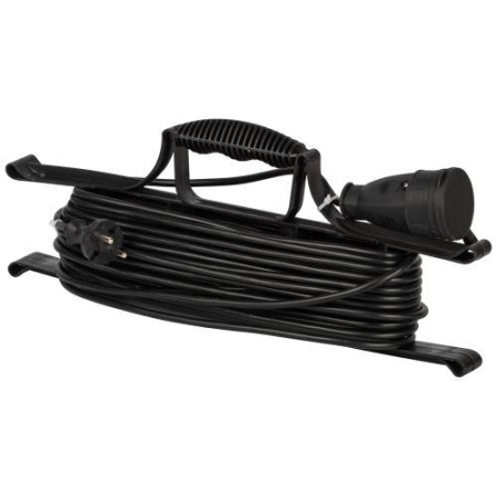 Удлинитель-шнур на рамке 1х20м без заземл. ПВС 2х1 GREEN LINE FR-10-20m Эра Б0065147