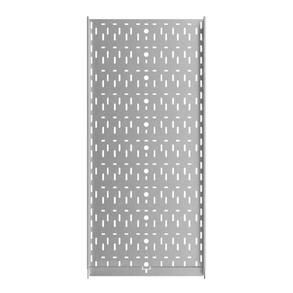 Лоток листовой перфорированный 500х80 L3000 сталь 1мм "Быстрый монтаж ПЛЮС" LPplus80-500-1.0-3000 оцинк. КМ PL0256