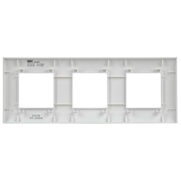 Рамка 3-м SKANDY SK-F03W арктич. бел. IEK SK-M32-K01