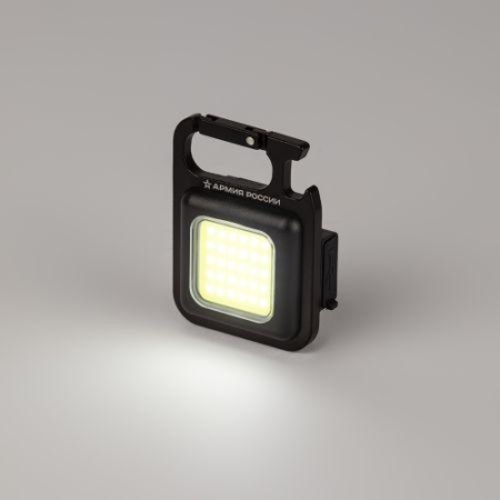 Фонарь BA-501 АРМИЯ РОССИИ брелок Чека для ключей аккумулятор. черн. Эра Б0059499