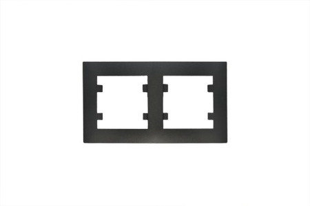 Рамка 2-м Karea RIZZ STAR чер. Makel 88054702