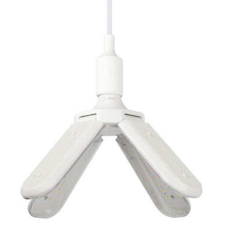 Лампа светодиодная FITO-36W-Rа90-E27-FOLD 36Вт Е27 4-лепестковая для растений полноспектральная Эра Б0061430