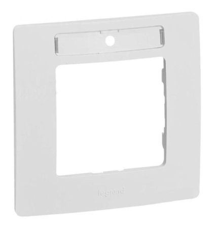 Рамка 1-м Etika с держателем для маркировки бел. IEK 672506