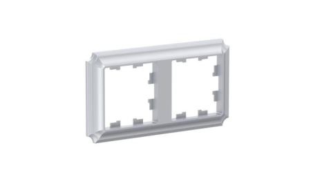 Рамка 2-м AtlasDesign Antique универс. алюм. SE ATN100302