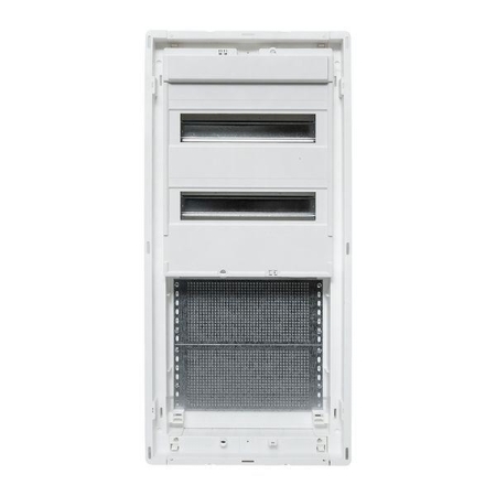 Щит комбинированный встраив. Nova 2 DIN-рейки + 2 монтаж. платы 4 габарит IP41 с пластик. дверью EKF nv-cb-pd-2+2