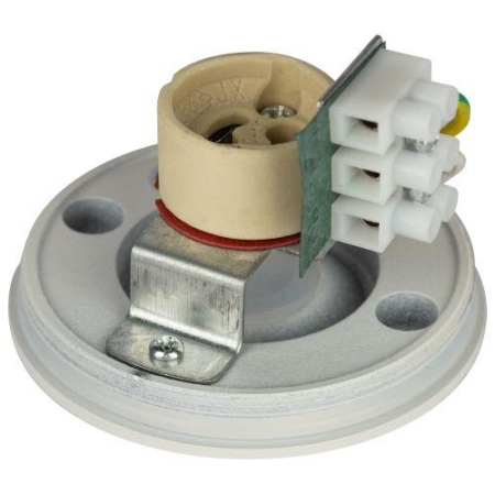 Светильник OL48 WH/BK MR16 GU10 IP44 настенно-потолочный спот черн./бел. Эра Б0059799