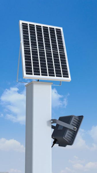 Прожектор светодиодный PFL SOLAR 50 6500К IP65 (в компл. с солнечной панелью и пультом) JazzWay 5044395