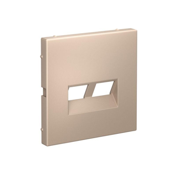 Накладка двойная ArtGallery для информационных функций типа Keystone песочн. SE GAL001290