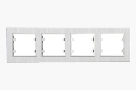 Рамка 4-м Karea LINE STAR жемчуж. Makel 86100704