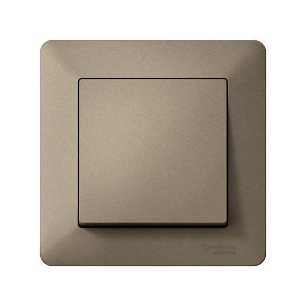 Рамка 1-м AtlasDesign Air шампань/дым. черн. SE ATN220501