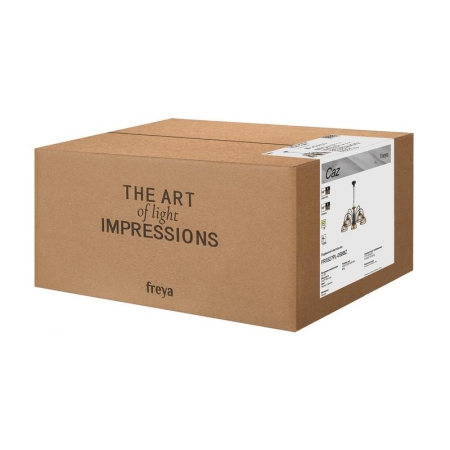 Светильник Caz 5х60Вт E27 IP20 подвесной Freya FR5527PL-05BBZ