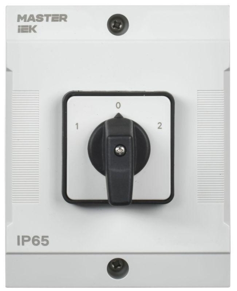 Переключатель кулачковый 10А (сх. 51) в боксе стандартная рукоятка IEK MI-CS20-010-051