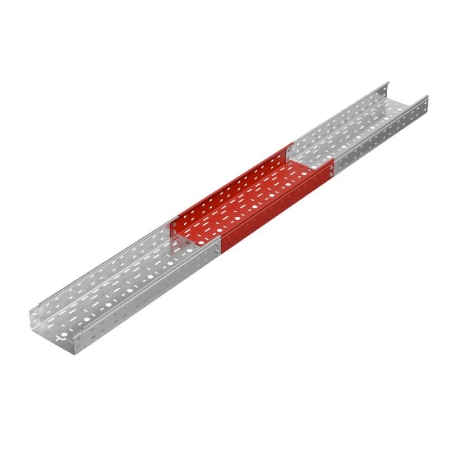 Лоток перфорированный 80х200 L5000 1.2мм "Быстрый монтаж ПЛЮС" LPplus80-200-1.2-5000 КМ PL14798