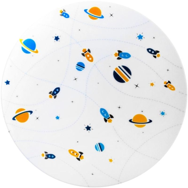 Светильник светодиодный 380х63 24Вт 4000К IP20 1560Лм круг (космос) настенно-потолочный накладной GAUSS 941411224R