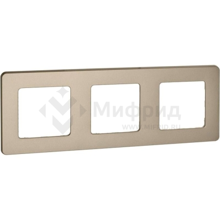 Рамка 3-м Inspiria шампань IEK 673958