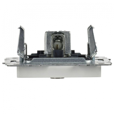 Розетка телевизионная оконечная TV СП Brite РТВ11-0-БрБ механизм бел. IEK BR-A10-O-K01