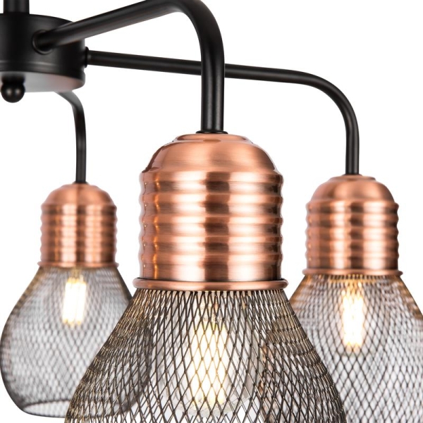 Светильник Agata 60Вт E27х5 IP20 потолочн. Freya FR4011CL-05BBS