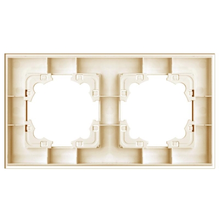 Рамка 2-м Афина стеклянная зол. UNIVersal 2291