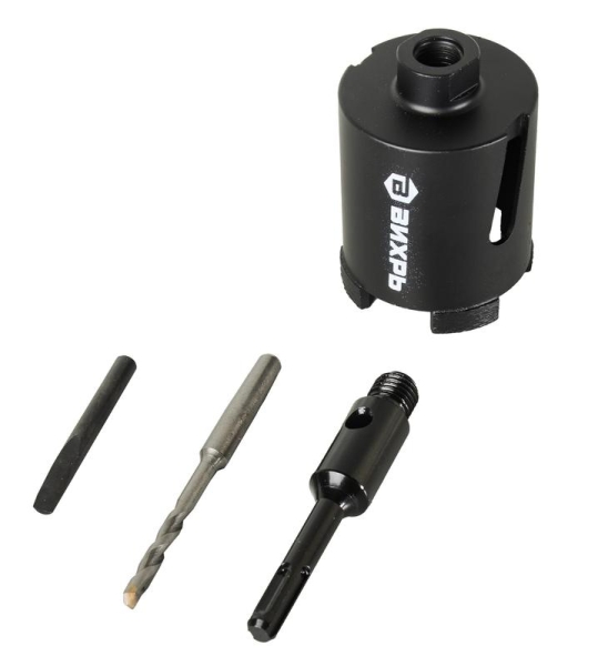 Коронка алмазная по бетону 68мм SDS-Plus Вихрь 73/10/9/9