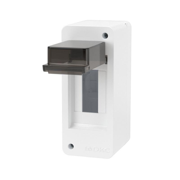 Щиток настенный 2мод. IP41 с тонированной дверцей бел. DKC F02W0WD