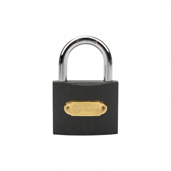 Замок навесной "Чугун" 60мм ЧЕТЫРЕ СЕЗОНА 79-0006