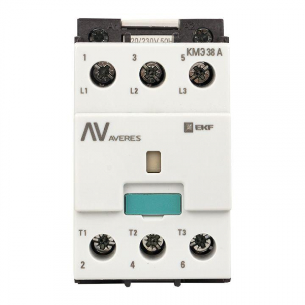 Контактор КМЭ 38А 230В АС AVERES EKF ctr-s-40-00-230-av