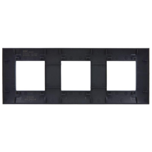 Рамка 3-м SKANDY SK-F03G графит IEK SK-M32-K53