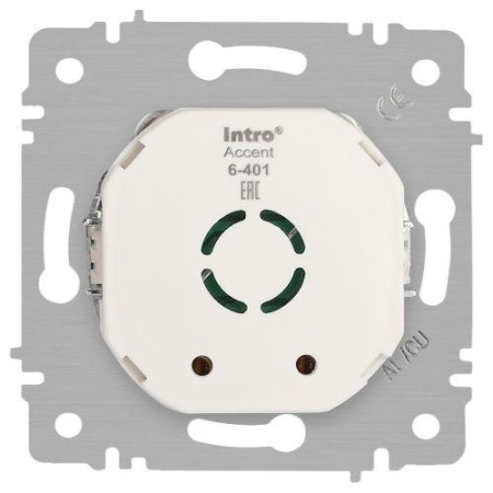 Светорегулятор поворотный СП Accent 6-401-03 600Вт 230В IP20 алюм. Intro Б0063674