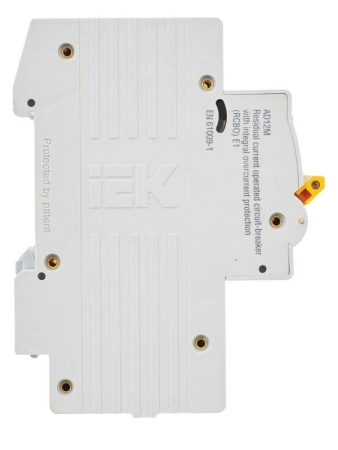 Выключатель автоматический дифференциального тока 2п B 16А 30мА тип A 4.5кА АД-12М KARAT IEK MAD12-2-016-B-030