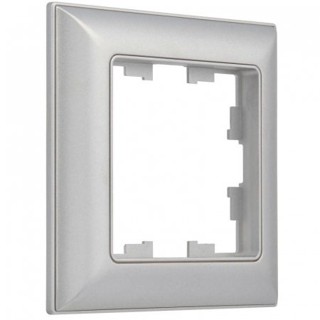 Рамка 1-м BRITE РУ-1-Бр алюм./алюм. IEK BR-M12-12-K47