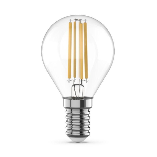 Лампа светодиодная филаментная Basic Filament 4Вт Шар 3000К E14 480лм GAUSS 50512142