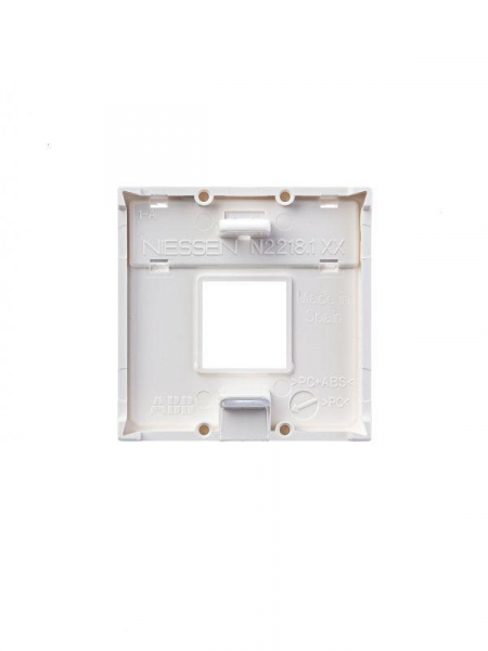 Накладка для 1-го суппорта/разъема типа 2017... и/или 2018... 2мод. Zenit бел. ABB 2CLA221810N1101