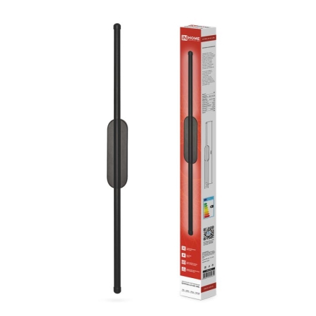 Светильник светодиодный ESTETIKA LUV-60C-40BL 10Вт 4000К 700лм 230В 600х50х25 черн. IN HOME 4690612054810